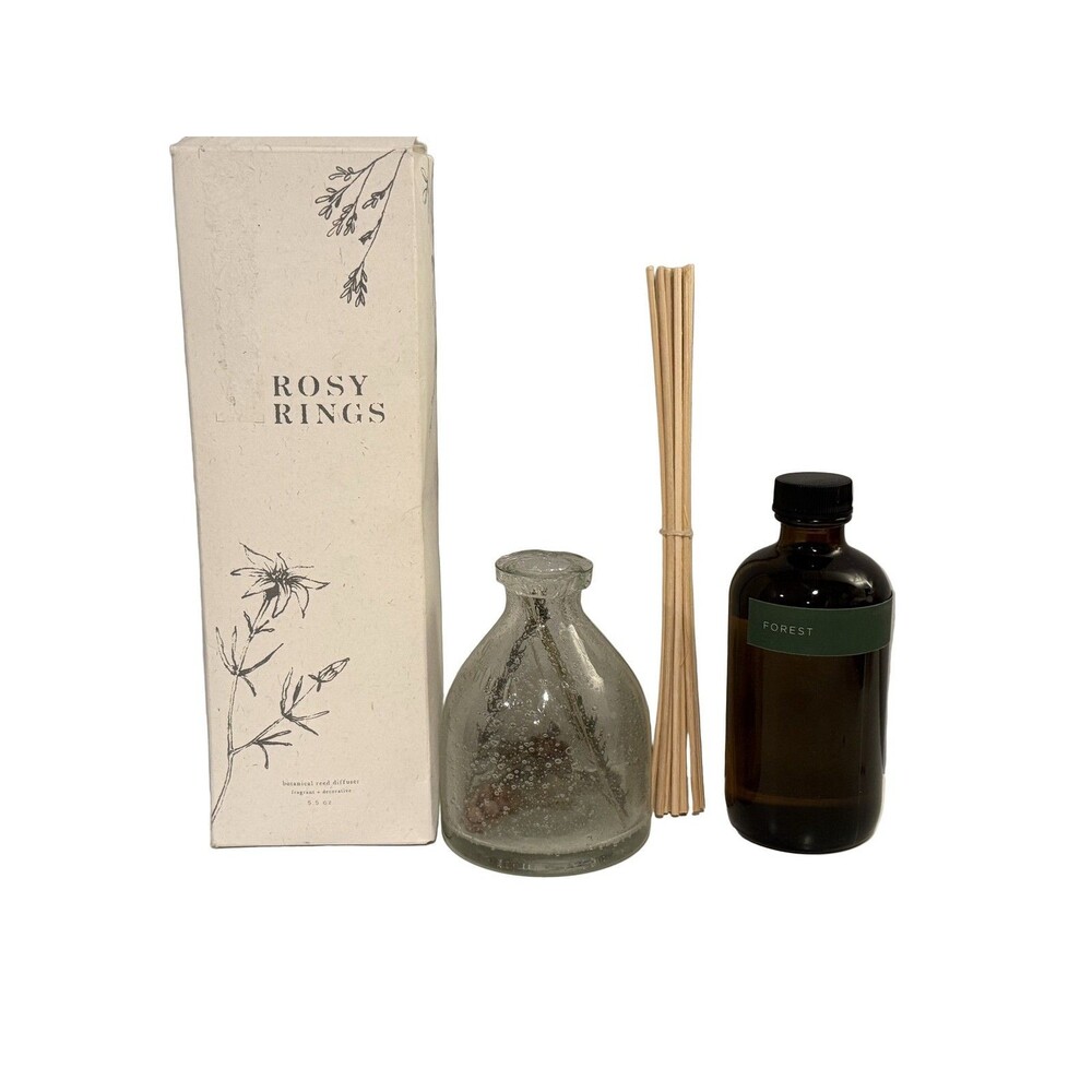 Rosy Rings Botanical Reed Diffuser Forest 5.5 oz Home Fragrance